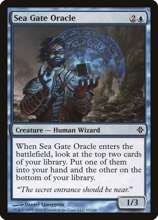 Sea Gate Oracle [Rise of the Eldrazi] | Dumpster Cat Games