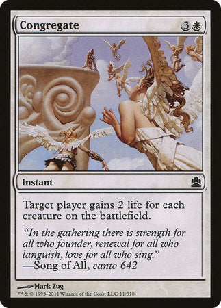 Congregate [Commander 2011] | Dumpster Cat Games