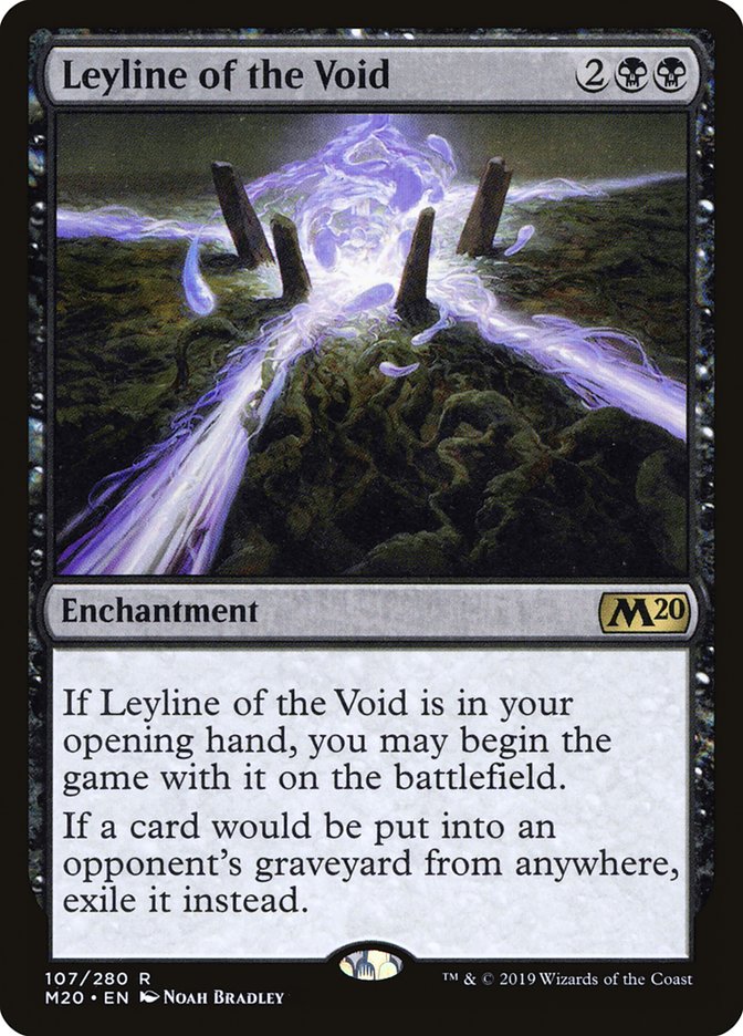 Leyline of the Void [Core Set 2020] | Dumpster Cat Games