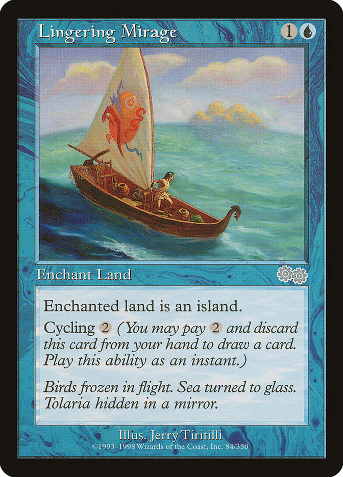 Lingering Mirage [Urza's Saga] | Dumpster Cat Games