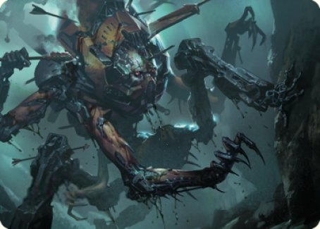 Scrapwork Rager Art Card [The Brothers' War Art Series] | Dumpster Cat Games