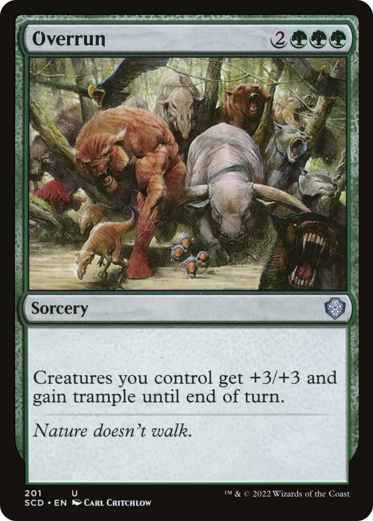 Overrun [Starter Commander Decks] | Dumpster Cat Games
