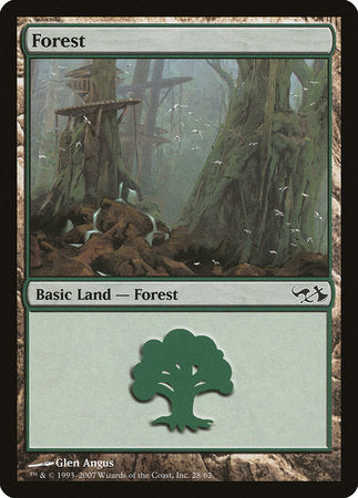 Forest (28) [Duel Decks: Elves vs. Goblins] | Dumpster Cat Games