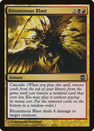 Bituminous Blast [Alara Reborn] | Dumpster Cat Games