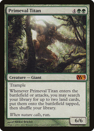 Primeval Titan [Magic 2012] | Dumpster Cat Games