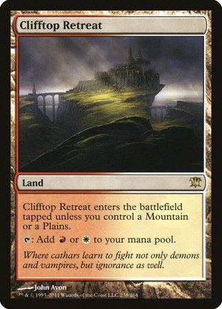 Clifftop Retreat [Innistrad] | Dumpster Cat Games