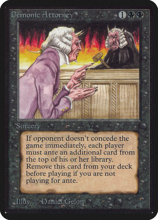 Demonic Attorney [Limited Edition Alpha] | Dumpster Cat Games