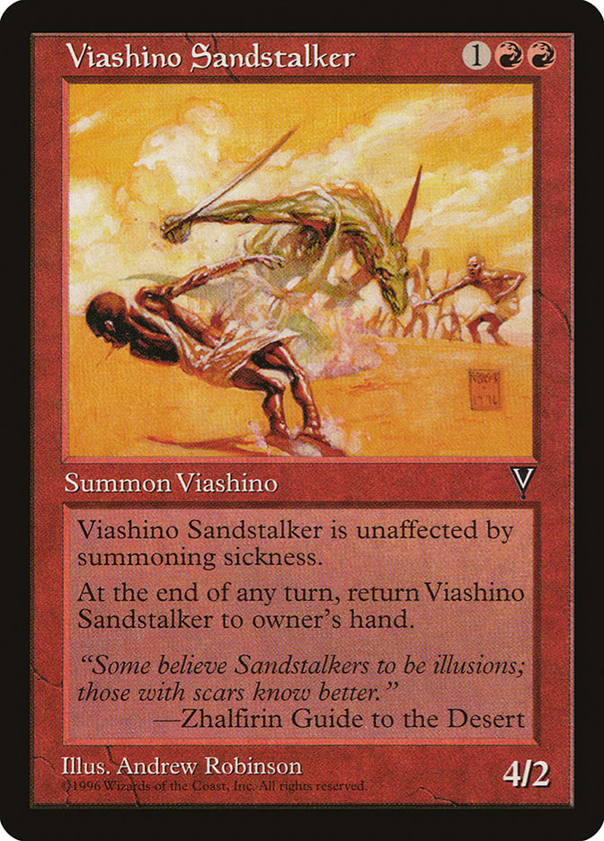 Viashino Sandstalker [Visions] | Dumpster Cat Games