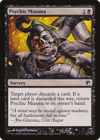 Psychic Miasma [Scars of Mirrodin] | Dumpster Cat Games