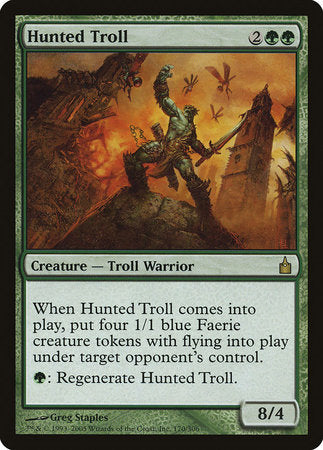 Hunted Troll [Ravnica: City of Guilds] | Dumpster Cat Games