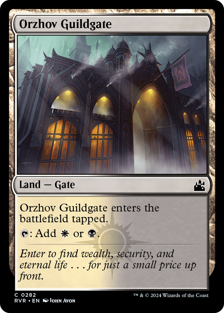 Orzhov Guildgate [Ravnica Remastered] | Dumpster Cat Games