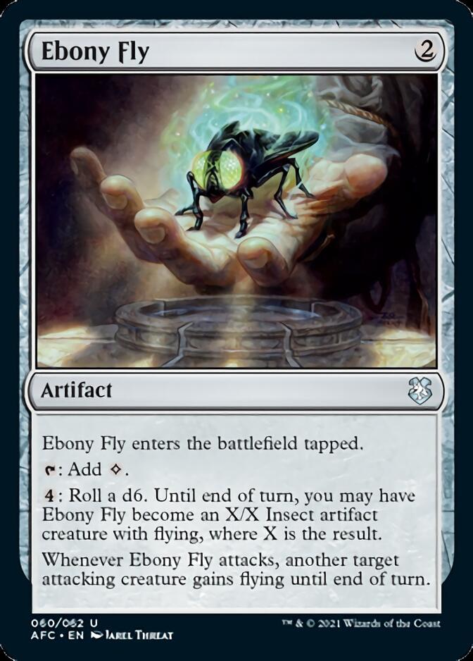 Ebony Fly [Dungeons & Dragons: Adventures in the Forgotten Realms Commander] | Dumpster Cat Games