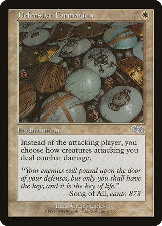 Defensive Formation [Urza's Saga] | Dumpster Cat Games