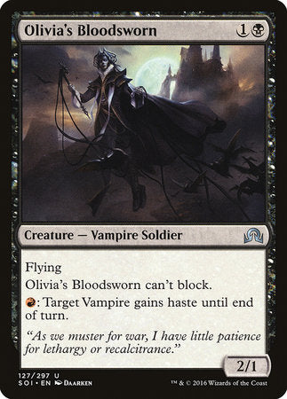 Olivia's Bloodsworn [Shadows over Innistrad] | Dumpster Cat Games