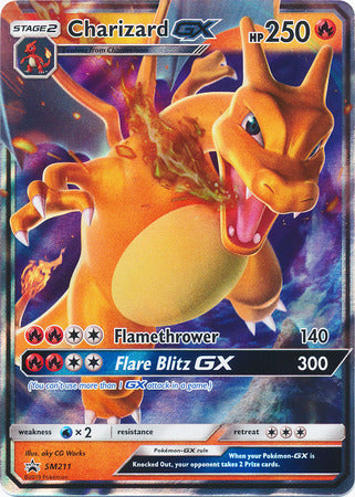 Charizard GX (SM211) (Jumbo Card) [Sun & Moon: Black Star Promos] | Dumpster Cat Games