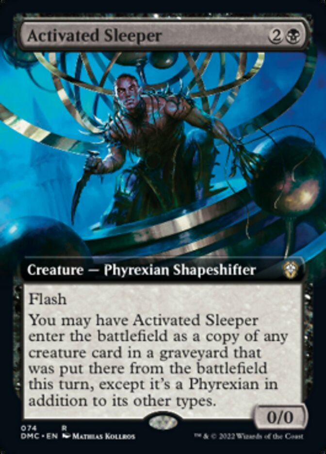Activated Sleeper (Extended Art) [Dominaria United Commander] | Dumpster Cat Games