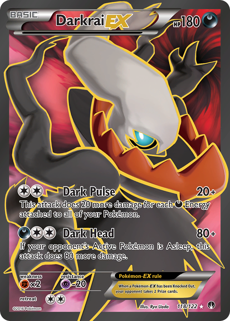 Darkrai EX (118/122) [XY: BREAKpoint] | Dumpster Cat Games