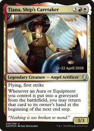 Tiana, Ship's Caretaker [Dominaria Promos] | Dumpster Cat Games
