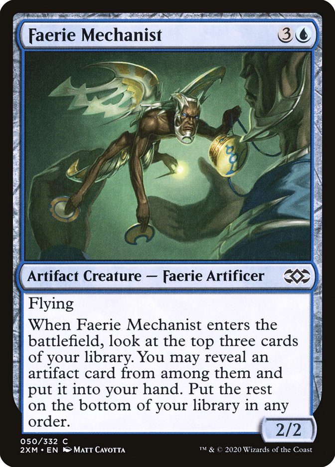 Faerie Mechanist [Double Masters] | Dumpster Cat Games