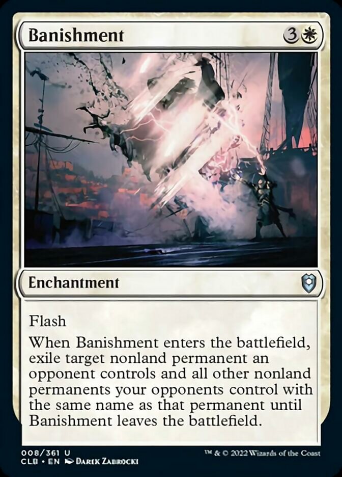 Banishment [Commander Legends: Battle for Baldur's Gate] | Dumpster Cat Games