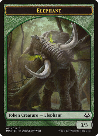 Elephant Token [Modern Masters 2017 Tokens] | Dumpster Cat Games