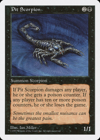 Pit Scorpion [Fifth Edition] | Dumpster Cat Games