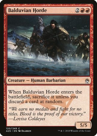 Balduvian Horde [Masters 25] | Dumpster Cat Games