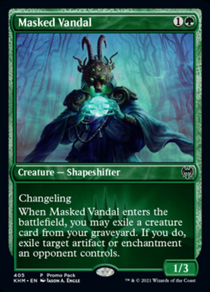 Masked Vandal [Kaldheim Promo Pack] | Dumpster Cat Games
