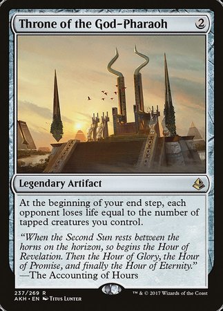 Throne of the God-Pharaoh [Amonkhet] | Dumpster Cat Games