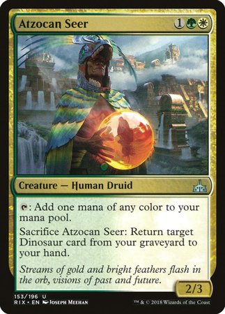 Atzocan Seer [Rivals of Ixalan] | Dumpster Cat Games