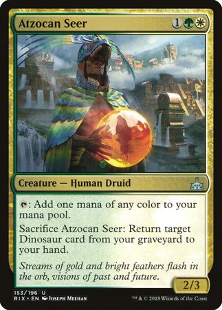 Atzocan Seer [Rivals of Ixalan] | Dumpster Cat Games