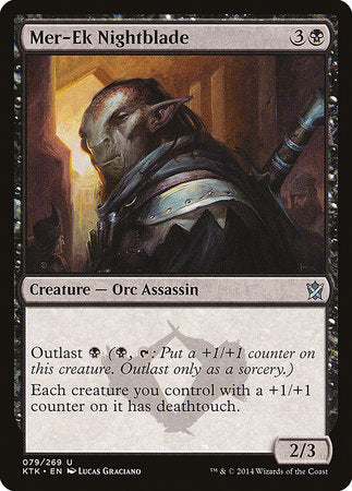 Mer-Ek Nightblade [Khans of Tarkir] | Dumpster Cat Games