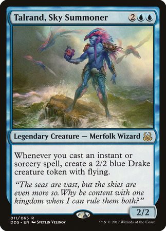 Talrand, Sky Summoner [Duel Decks: Mind vs. Might] | Dumpster Cat Games