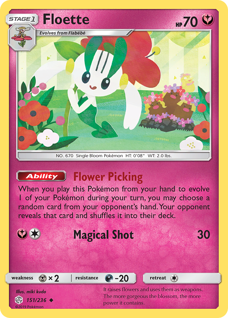 Floette (151/236) [Sun & Moon: Cosmic Eclipse] | Dumpster Cat Games