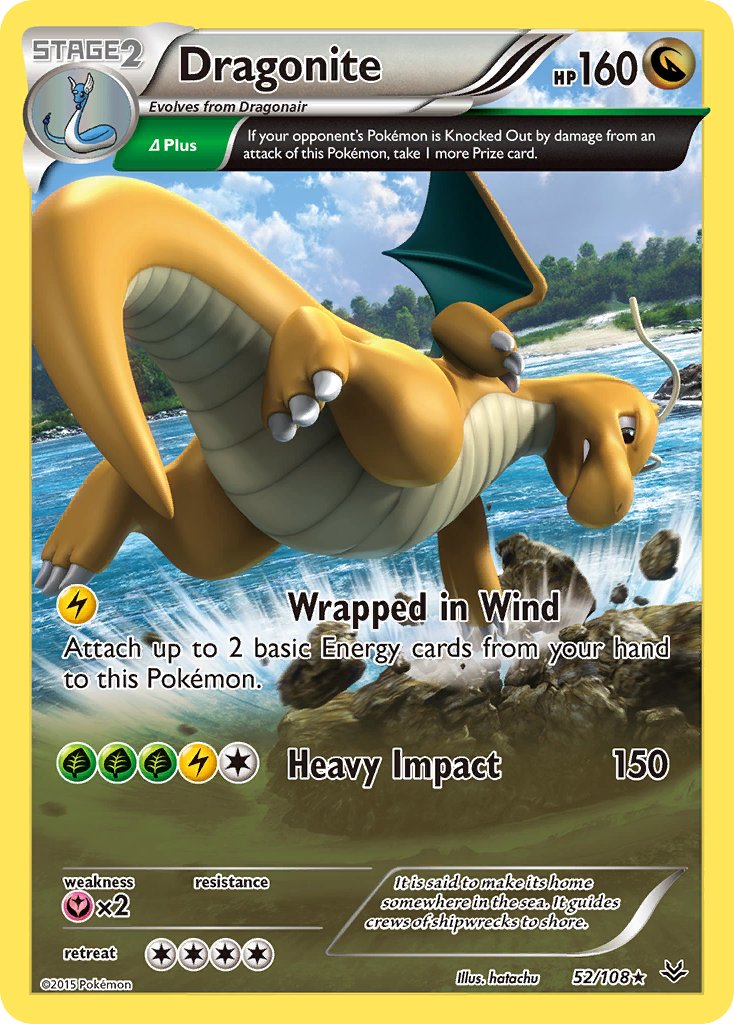 Dragonite (52/108) (Theme Deck Exclusive) [XY: Roaring Skies] | Dumpster Cat Games