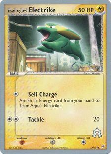 Team Aqua's Electrike (53/95) (Blaziken Tech - Chris Fulop) [World Championships 2004] | Dumpster Cat Games