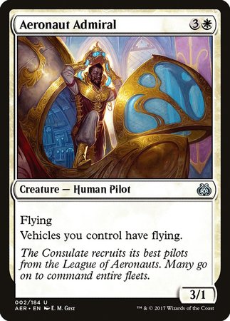 Aeronaut Admiral [Aether Revolt] | Dumpster Cat Games