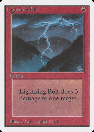 Lightning Bolt [Unlimited Edition] | Dumpster Cat Games
