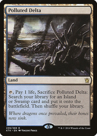 Polluted Delta [Khans of Tarkir] | Dumpster Cat Games
