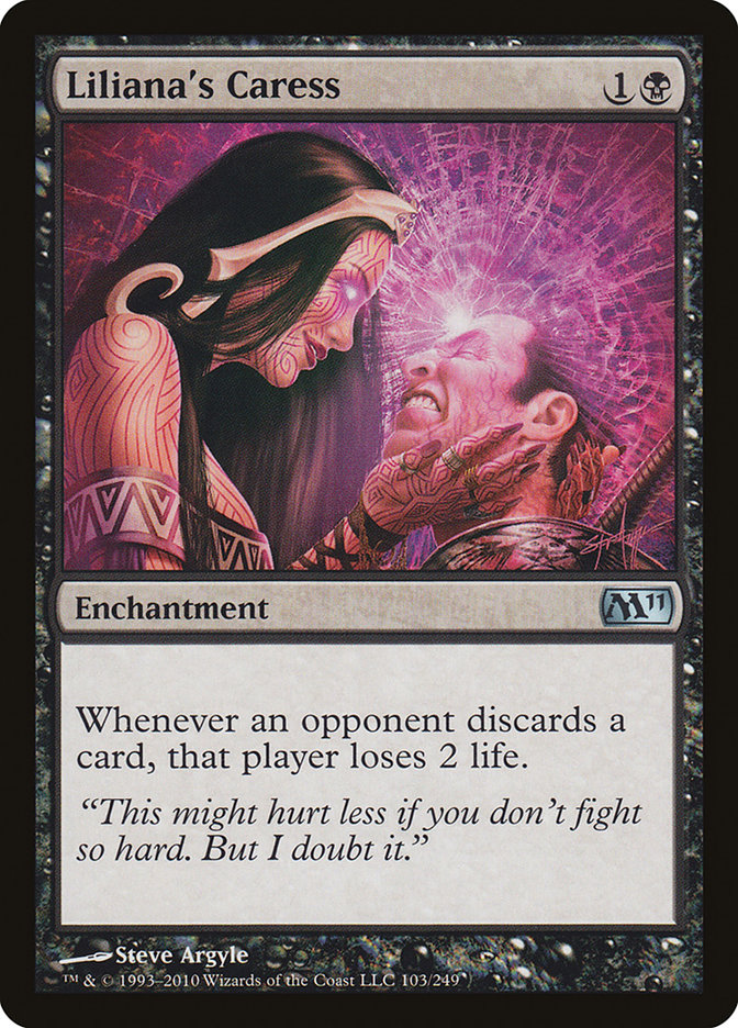 Liliana's Caress [Magic 2011] | Dumpster Cat Games