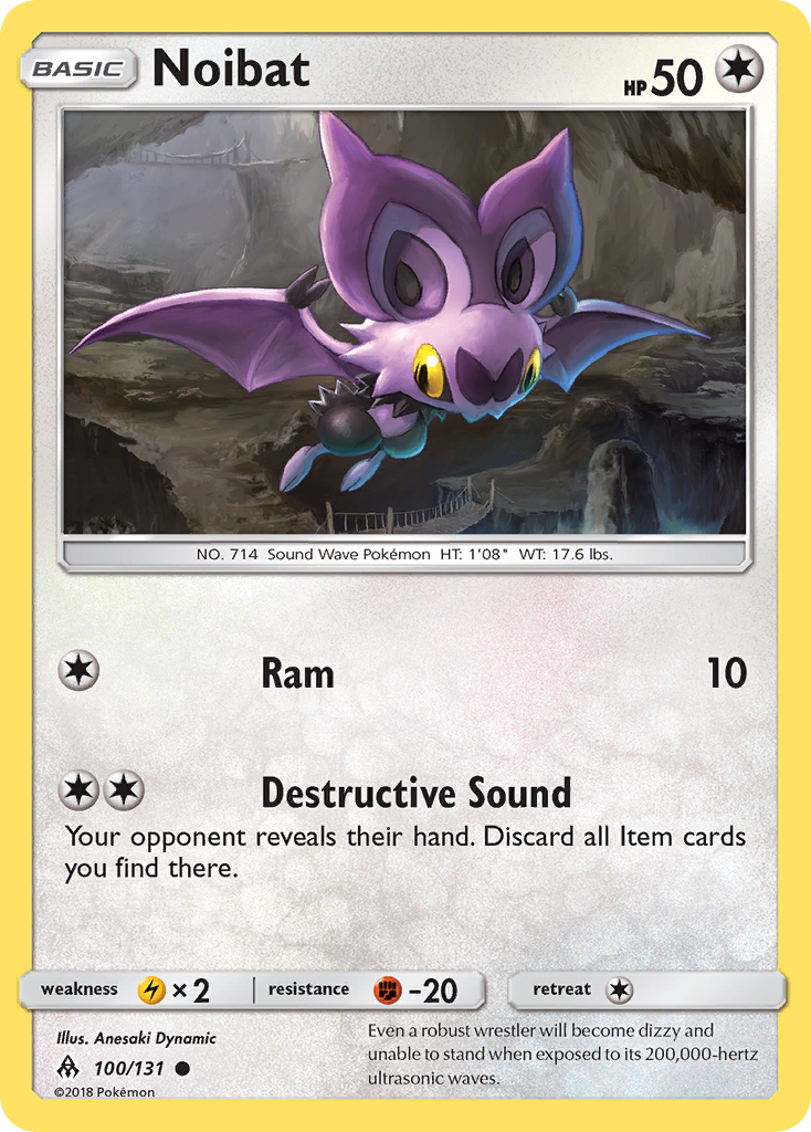 Noibat (100/131) [Sun & Moon: Forbidden Light] | Dumpster Cat Games