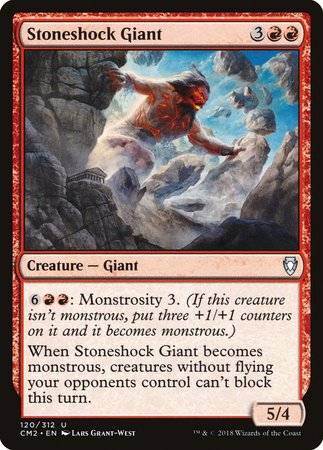 Stoneshock Giant [Commander Anthology Volume II] | Dumpster Cat Games