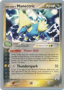 Team Aqua's Manectric (4/95) (Blaziken Tech - Chris Fulop) [World Championships 2004] | Dumpster Cat Games