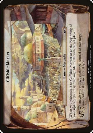 Cliffside Market (Planechase Anthology) [Planechase Anthology Planes] | Dumpster Cat Games