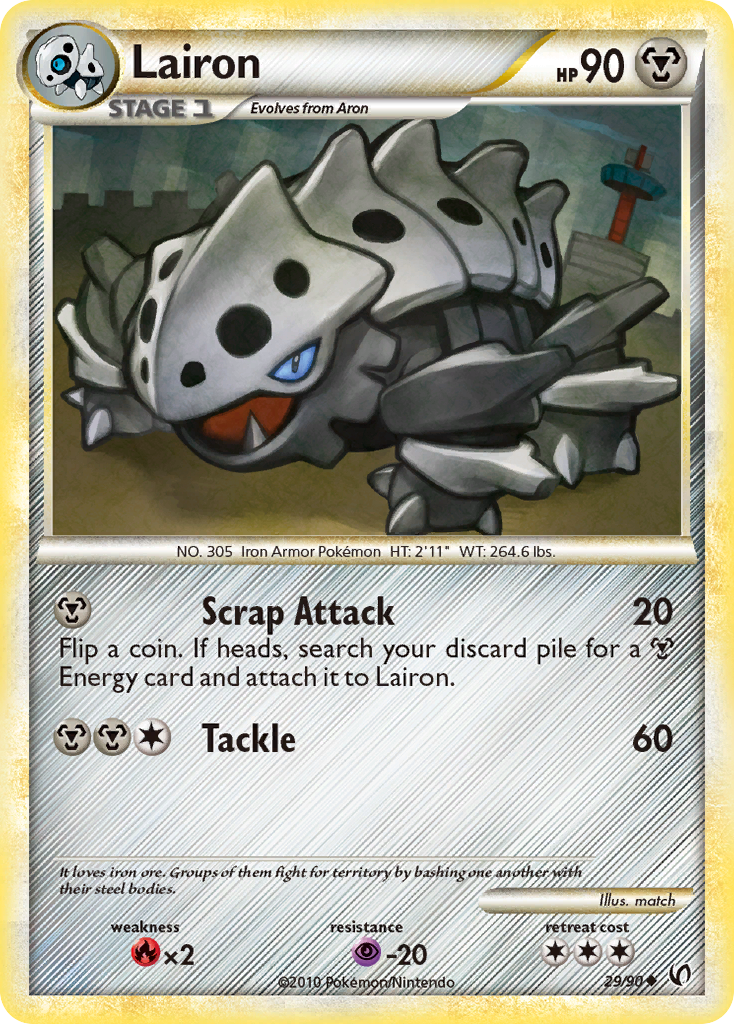 Lairon (29/90) [HeartGold & SoulSilver: Undaunted] | Dumpster Cat Games