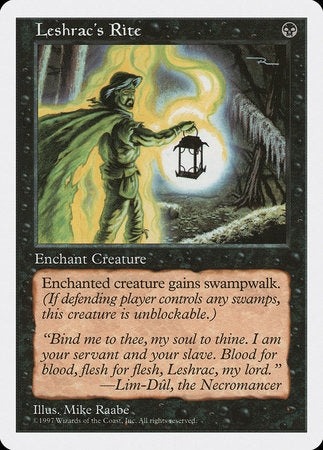 Leshrac's Rite [Fifth Edition] | Dumpster Cat Games