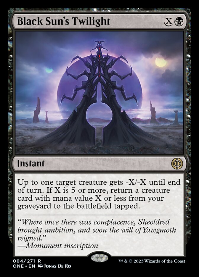 Black Sun's Twilight [Phyrexia: All Will Be One] | Dumpster Cat Games