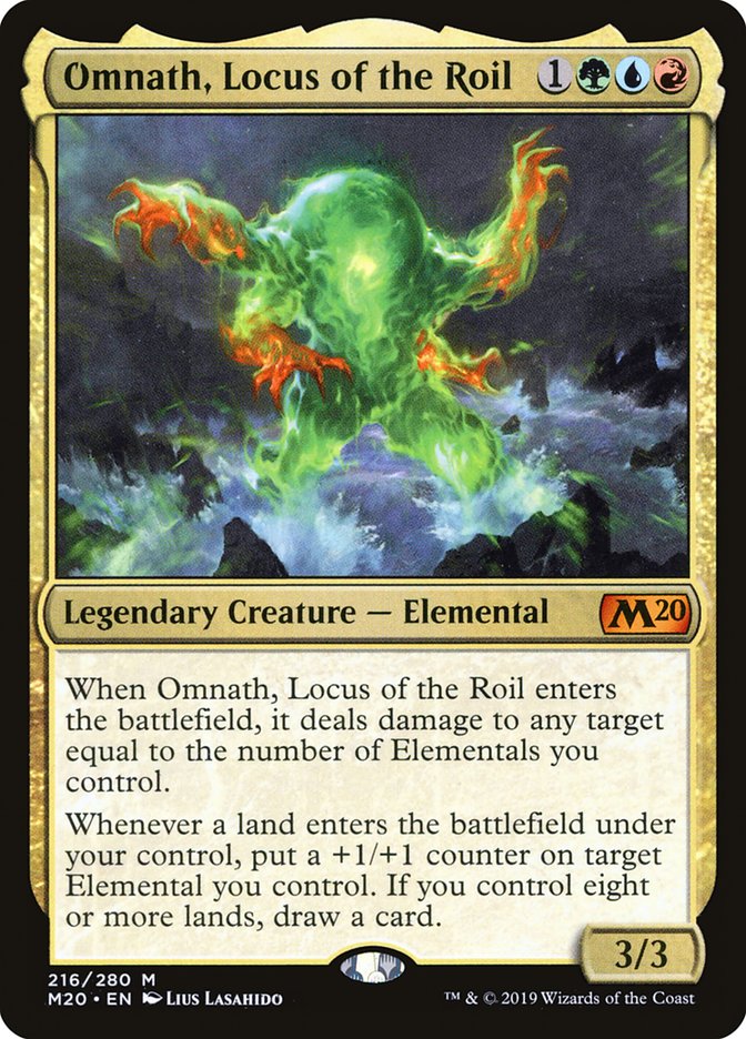 Omnath, Locus of the Roil [Core Set 2020] | Dumpster Cat Games
