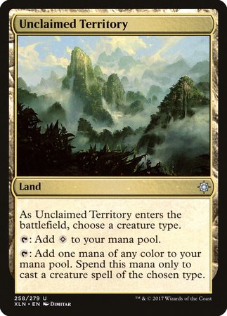 Unclaimed Territory [Ixalan] | Dumpster Cat Games