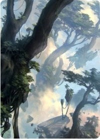 Forest 1 Art Card [Zendikar Rising Art Series] | Dumpster Cat Games